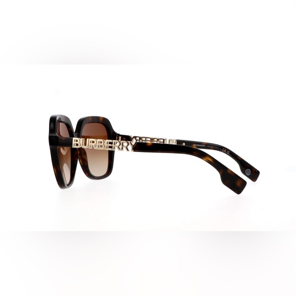 BURBERRY B4398-F Women’s Sunglass Frame In Brown Havana With Gradient Tint - Picture 3 of 3